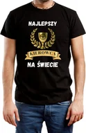 Koszulki męskie - T-SHIRT MĘSKI PREZENT DLA KIEROWCY Z NADRUKIEM KOSZULKA CZARNA R-XXL A44 - miniaturka - grafika 1