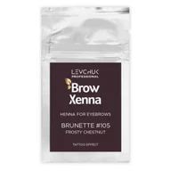 Akcesoria i kosmetyki do stylizacji brwi - BrowXenna, Henna w saszetce 105 Frosty Chestnut, 6 g - miniaturka - grafika 1