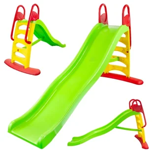 Mochtoys Zjeżdżalnia Wodna XXL Dla Dzieci Zielona Na Ogród Ślizg 198cm - Place zabaw - miniaturka - grafika 1