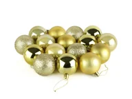 Bombki - Bombki choinkowe złote - 6 cm - 16 szt. - miniaturka - grafika 1