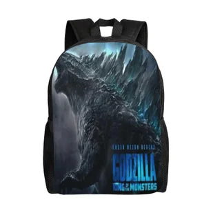 a497 Plecak Godzilla dla dzieci chłopców i dziewcząt, torba szkolna o dużej pojemności z regulowanymi paskami, lekki plecak, wodoodporny bqdt497 - Torebki damskie - miniaturka - grafika 1