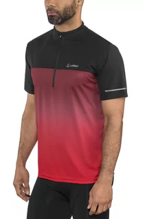 Koszulki rowerowe - Löffler Flow Bluza na zamek błyskawiczny Mężczyźni, czarny/czerwony EU 52 | L 2022 Koszulki kolarskie - grafika 1