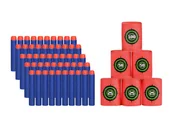 Zabawki militarne - Zestaw Hasbro Nerf zam. strzałki x50 + cele x6 - miniaturka - grafika 1