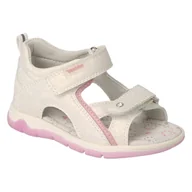 Buty dla dziewczynek - Befado obuwie dziecięce 170P092 białe - miniaturka - grafika 1