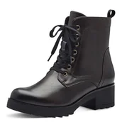 Botki damskie - Marco Tozzi Damskie botki na obcasie 2-25262-41, Mocca, 37 EU, Mocca, 37 EU - miniaturka - grafika 1