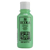 Farby i media malarskie - Farba tempera Gwasz, Ecola, 601 light green, 250 ml - miniaturka - grafika 1
