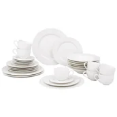 Serwisy obiadowe - Serwis obiadowo-kawowy porcelanowy AMBITION Pola 6 osób (30 elementów) + gratis - miniaturka - grafika 1