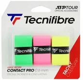 Tenis ziemny - Owijka Wierzchnia Tecnifibre Pro Contact 3P - Tricolor - miniaturka - grafika 1