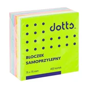 Etykiety samoprzylepne i bloki etykiet - Datura Karteczki samop. 75x75 400k. - tęczowy - miniaturka - grafika 1