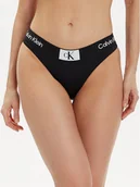 Stroje kąpielowe - Calvin Klein Swimwear Dół od bikini KW0KW02353 Czarny - miniaturka - grafika 1