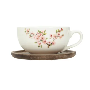 Dekoria Filiżanka ze spodkiem Sakura 250ml 13,5x13,5x8cm 811-671 - Filiżanki - miniaturka - grafika 2