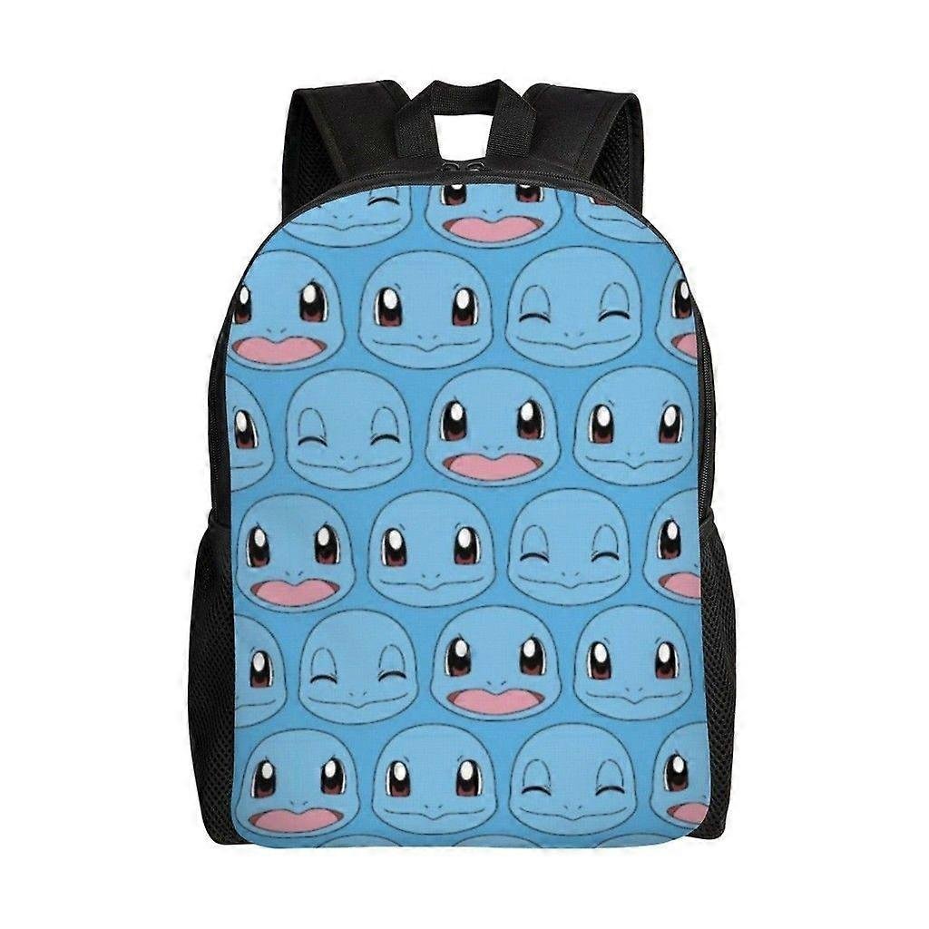 Squirtle Wszechstronny plecak Zmywalny plecak szkolny w stylu casual Modna torba na komputer z tkaniny Oxford Unisex-hjka3947