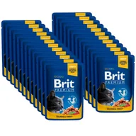 Mokra karma dla kotów - BRIT Cat ŁOSOŚ i PSTRĄG 24x100g - miniaturka - grafika 1