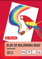 Szkolne artykuły papiernicze - Blok do malowania Herlitz A4 20 białych kartek gramatura 100 g - miniaturka - grafika 1