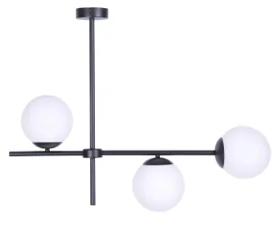 Nowoczesna lampa wisząca szklane kule - 4X S866 P3-N23 - Lampy sufitowe Nowoczesna lampa wisząca szklane kule - 4X S866 P3-N23 - Lampy sufitowe - miniaturka - grafika 1