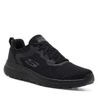 Sneakersy damskie - Sneakersy Skechers BOUNTIFUL 12607 BBK Czarny - miniaturka - grafika 1