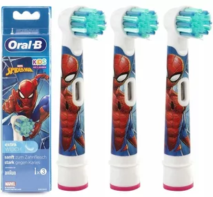 3 X Końcówki Braun Oral-B Stages Spiderman Dzieci - Końcówki do szczoteczek elektrycznych - miniaturka - grafika 1