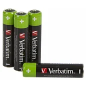 Baterie i akcesoria - Verbatim Rechargeable Battery Aaa 4 - miniaturka - grafika 1