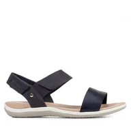 Sandały damskie - Sandały Geox D Sandal Vega D02R6F 09ACF C4322 Granatowy - miniaturka - grafika 1