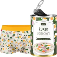 Majtki męskie - Soxo Męskie Bokserki Żurek w puszce idealny zabawny prezent dla Niego L - miniaturka - grafika 1