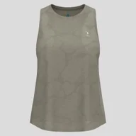 Koszulki sportowe damskie - Koszulka damska bez rękawów Odlo ZEROWEIGHT ENGINEERED CHILL-TEC Tank crew neck - miniaturka - grafika 1