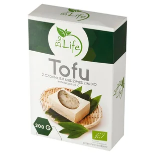 BioLife Tofu z czosnkiem niedźwiedzim bio 200 g - Produkty wegańskie i wegetariańskie - miniaturka - grafika 1