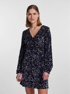 Pieces Sukienka koktajlowa 17133626 Czarny Slim Fit - Sukienki - miniaturka - grafika 1