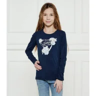 Bluzy dla dziewczynek - Guess Bluzka Regular Fit - miniaturka - grafika 1