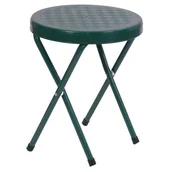 Fotele i krzesła ogrodowe - Taboret turystyczny 29 cm zielony PATIO - miniaturka - grafika 1