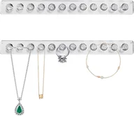 Biżuteria - akcesoria - Wieszak na biżuterię na ścianę, samoprzylepny, do przechowywania naszyjników, stojak ekspozycyjny na biżuterię - miniaturka - grafika 1