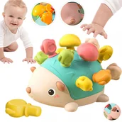 Zabawki sensoryczne - JEŻ MANIPULACYJNY NIEBIESKI SENSORYCZNY - miniaturka - grafika 1