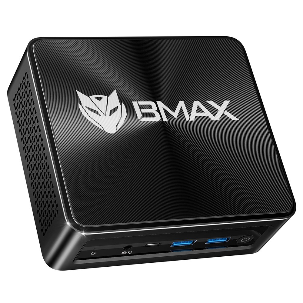 BMAX B8 A Power AI Mini PC AMD Ryzen 7 Pro 8845HS 8 Cores Max 5 1GHz 32GB RAM 1TB SSD DP HDMI Type-C 4K Triple Display WiFi 1296075EUDF