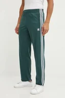 Spodnie męskie - adidas Originals spodnie Adicolor Classics Firebird męskie kolor zielony wzorzyste IY9899 - miniaturka - grafika 1