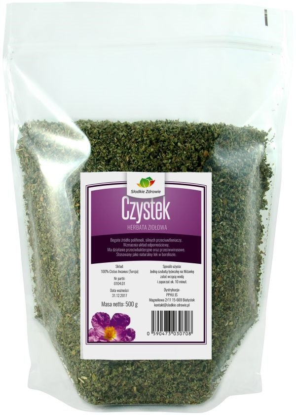 Czystek Suszony 100% zioło Turcja Jakość 500g