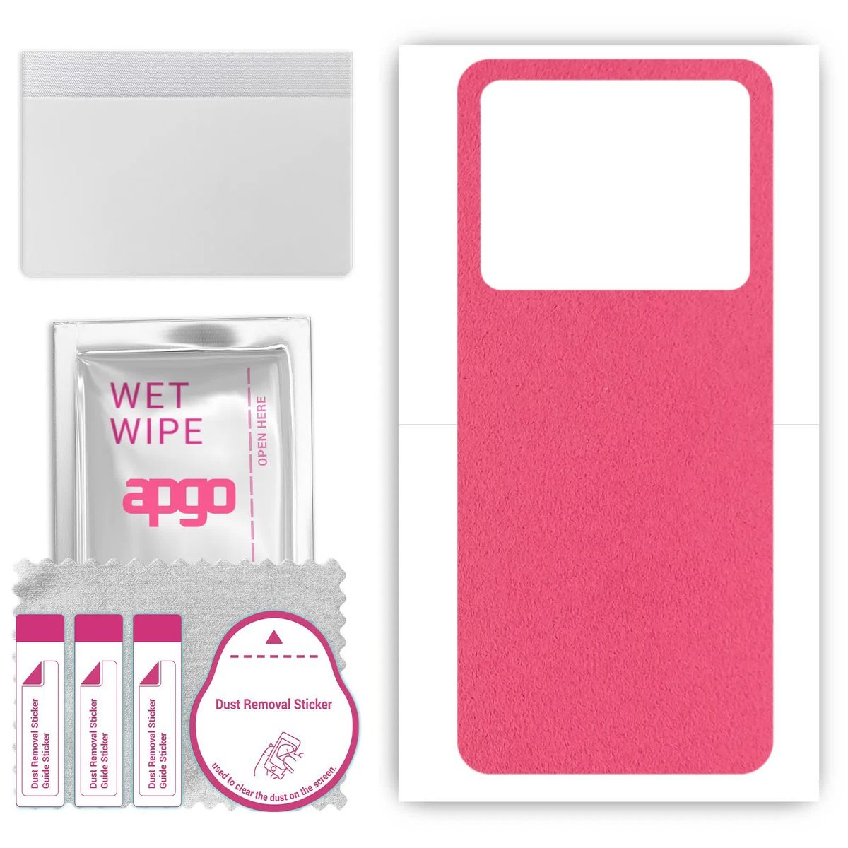 Folia naklejka skórka strukturalna na TYŁ Zamsz do HTC U23 - Zamsz Różowy - apgo SKINS