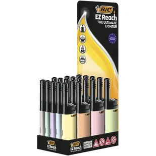Zapalniczka BIC EZ REACH SLV PASTEL 1 szt. mix - Akcesoria do grilla - miniaturka - grafika 1