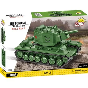 Cobi 2731 Czołg Kv-2 Ciężki Pojazd Wojskowy Ww2 Wojsko Armia - Klocki - miniaturka - grafika 1