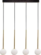 Lampy sufitowe - Ali lampa wisząca 4-punktowa czarna/złota 5640 - miniaturka - grafika 1