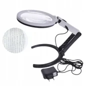 Mikroskopy i lupy - LAMPA KOSMETYCZNA LED Z LUPA SZKŁO POWIĘKSZAJĄCE - miniaturka - grafika 1