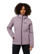 Kurtki i kamizelki sportowe damskie - Jack Wolfskin Kurtka funkcyjna "Wisper" w kolorze fioletowym - miniaturka - grafika 1