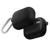 Akcesoria do słuchawek - UNIQ Clyde Lock Case AirPods Pro 2(2022/2023) czarno-ciemnoszary/charcoal-dark grey - miniaturka - grafika 1