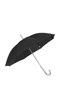 Parasole - Samsonite Alu Drop S – Stick Lady Auto Open parasol, 87 cm, czarny (czarny), czarny (czarny), parasole - grafika 1