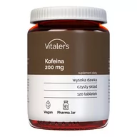 Witaminy i minerały - Vitaler's Caffeine (Kofeina) 200 mg - 120 tabletek - miniaturka - grafika 1
