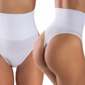 Majtki damskie - MOCNO wyszczuplające BRZUCH majtki STRINGI korygujące MODELUJĄCE - miniaturka - grafika 1