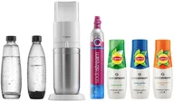 Saturatory - SodaStream Saturator Duo Biały + 2 butelki + Syrop Lipton Green Ice Tea 440 ml + Syrop Lemon Lipton Ice Tea 440 ml + Syrop Peach Lipton Ice Tea 440 ml Zestaw - miniaturka - grafika 1