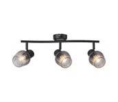 Lampy sufitowe - Prezent 14102 - Oświetlenie punktowe OASIS 3xE27/60W/230V czarny/dymny - miniaturka - grafika 1