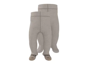 lupilu® Rajstopy termiczne niemowlęce z biobawełną, 2 pary (Beżowy, 86/92) - Rajstopy dziecięce - miniaturka - grafika 1