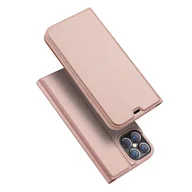 Etui i futerały do telefonów - Dux Ducis Etui z klapką do iPhone 12 Pro Max różowy - miniaturka - grafika 1