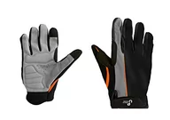 Rękawiczki - Urban Prime Long Gel-Padded Gloves Orange - Summer Version - Letnie rękawiczki rowerowe, długie, antypoślizgowe wypełnienie żelowe, ekran dotykowy, pomarańczowy, unisex - miniaturka - grafika 1