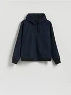 Kurtki męskie - Reserved - Kurtka wiatrówka z podszewką - granatowy - miniaturka - grafika 1